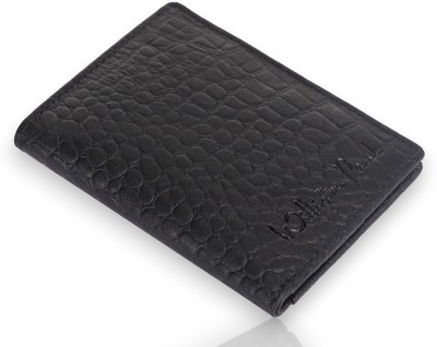 WILLIAM PAUL Men & Women Casual, Trendy Black Genuine Leather Card Holder(9 Card Slots)