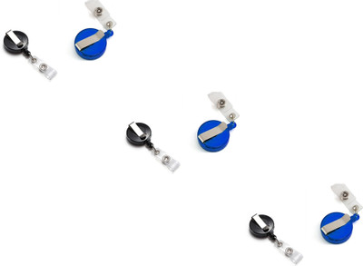 R K SALES 6 Card Holder(Set of 3, Blue, Black)