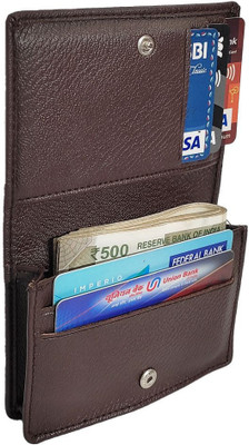 RURAL CRAFT Rage Gaze 8 Card Holder(Set of 1, Brown)