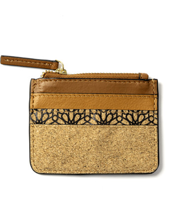 Green Hermitage IRIS 6 Card Holder(Set of 1, Beige, Brown)