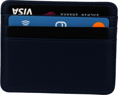 Encelade 4 Card Holder(Set of 1, Blue)