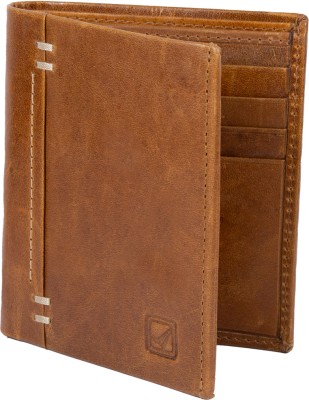 Style 98 Men Tan Genuine Leather Wallet(4 Card Slots)