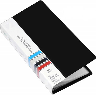 Speny 240 Card Holder(Set of 1, Black)