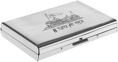 UJJi 6 Card Holder(Set of 1, Silver)