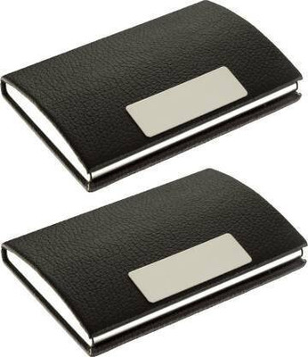 Adoere 6 Card Holder(Set of 2, Black)