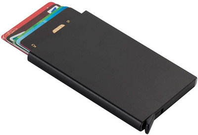 Hessa 7 Card Holder(Set of 1, Black)