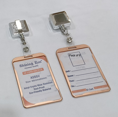 SHINING ZON 1 Card Holder(Set of 6, Gold)