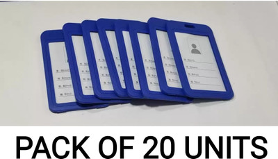 R K SALES 20 Card Holder(Set of 20, Blue)