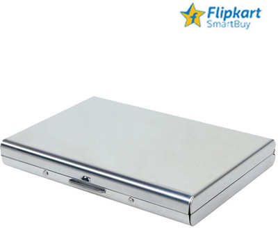 zaphod Silver Water-Resistant Credit/Debit/ATM Slots 6 Card Holder(Set of 1, Silver)
