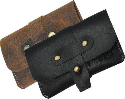 HIDE & SLEEK Card Holder 6 Card Holder(Set of 2, Multicolor)