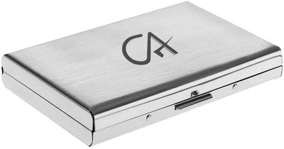 UJJi 6 Card Holder(Set of 1, Silver)