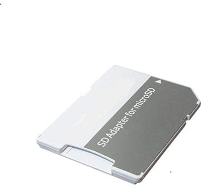 ULTRABYTES Micro to SD Memory Card Adapter For laptop Card Reader(White, Grey)