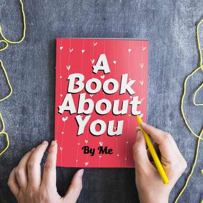 Exciting Lives A Book About You - Love Book For Couples, Gift For Valentine's Day, Birthday, Greeting Card(Red, Pack of 1)