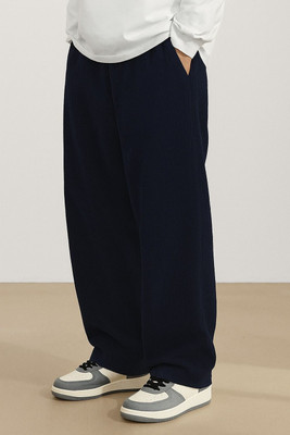 METRONAUT Men's Polyester Drawstring Comfortable Loose Fit Trouser Pant Cargo Men Cargos