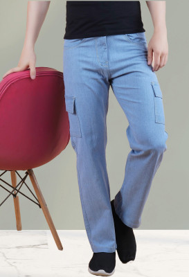 White leapard Men Cargos