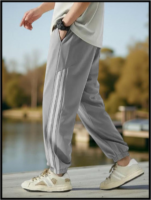 UNICO WESTON STORE Striped Men Grey Track Pants
