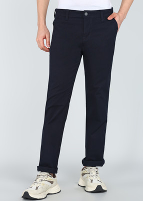 INTEGRITI Regular Fit Men Dark Blue Trousers