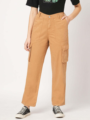 Kraus Jeans Women High-Rise Cargo Women Cargos