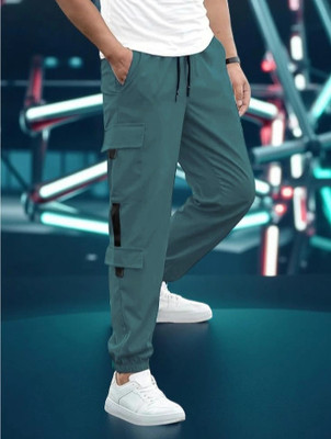 SB Trend Solid Men Grey Track Pants