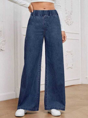 Jazila Boyfriend Women Dark Blue Jeans