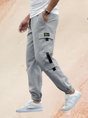 Kesaria Fashions Solid Men Grey Track Pants