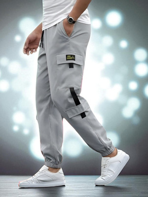 Kesaria Fashions Solid Men Grey Track Pants
