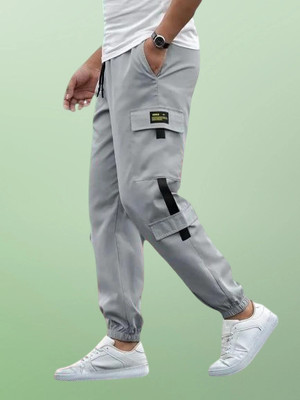 Kesaria Fashions Solid Men Grey Track Pants