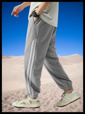 KRITAX Striped Men Dark Green Track Pants