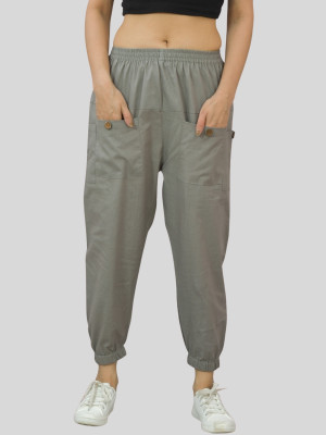 HouseOfCommon Regular Fit Women Grey Trousers