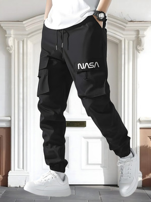 THE SARTHI FASHION TREND Solid Men Black Track Pants
