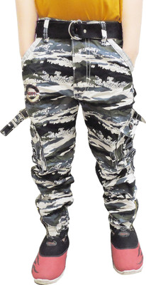 AD & AV Regular Fit Boys Green Trousers