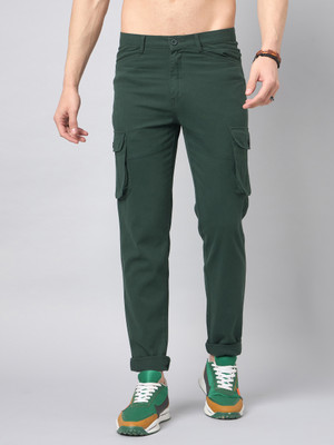 STUDIO NEXX Relaxed Men Dark Green Trousers