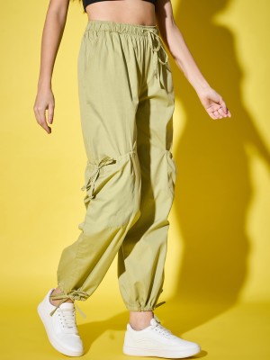 DIMPY GARMENTS Relaxed Women Green Trousers