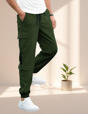 Kesaria Fashions Solid Men Grey Track Pants