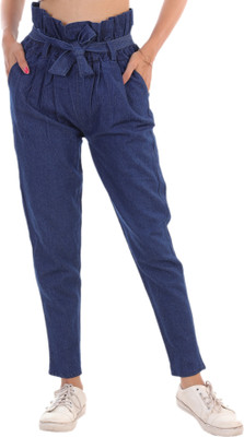 HouseOfCommon Jogger Fit Women Dark Blue Jeans