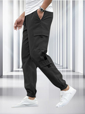 Kesaria Fashions Solid Men Grey Track Pants