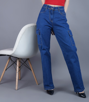 Asia Denim Loose Fit Women Dark Blue Jeans