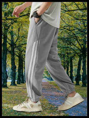 SB Trend Solid Men Grey Track Pants