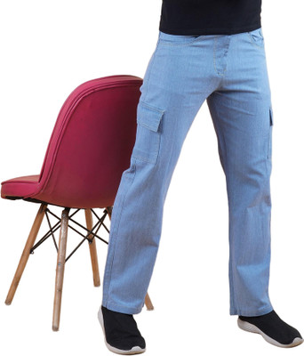 White leapard Men Cargos