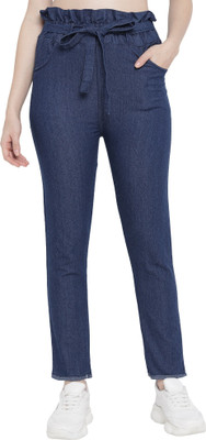 HouseOfCommon Jogger Fit Women Dark Blue Jeans