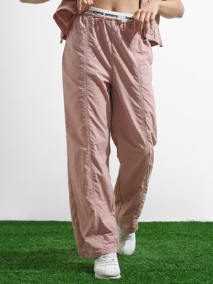 Tokyo Talkies Relaxed Women Pink Trousers