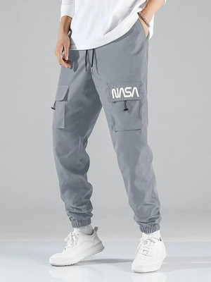 THE PVR CLOTHING Slim Fit Men Grey Trousers