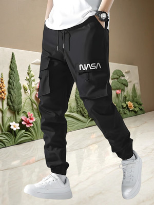 Kesaria Fashions Solid Men Black Track Pants
