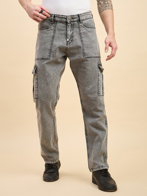STUDIO NEXX Loose Fit Men Grey Jeans