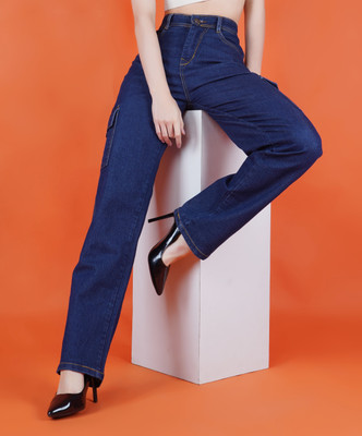 mevan Loose Fit Women Dark Blue Jeans