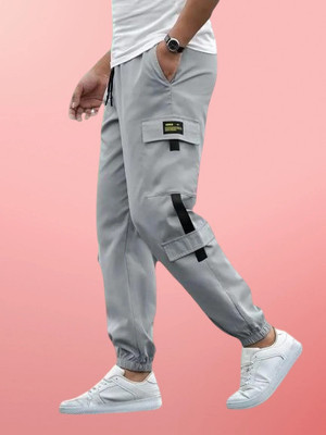 THE SAVIRA FASHION TREND Solid Men Grey Track Pants