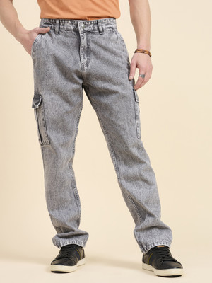 STUDIO NEXX Loose Fit Men Grey Jeans