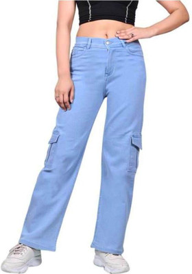 Zaristaa Flared Women Light Blue Jeans