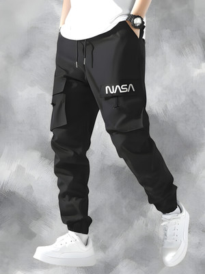 Kesaria Fashions Solid Men Black Track Pants