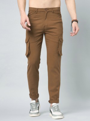 STUDIO NEXX Relaxed Men Brown Trousers